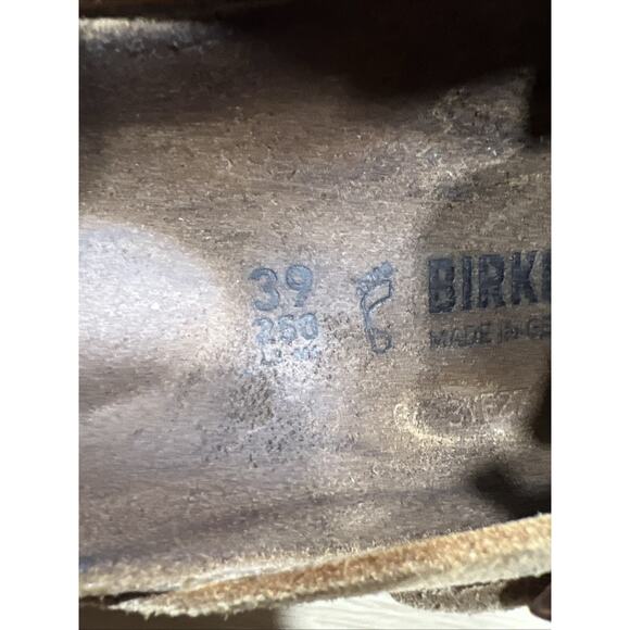 Birkenstock Boston Suede Leather Clogs Mule Slip On Casual Womens Size 39 - Picture 11 of 11